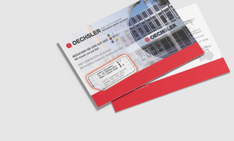 Einladungskarte für OECHSLER