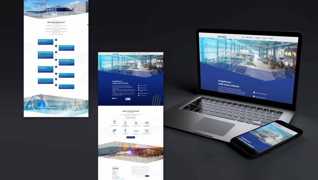 Steinbrenner Schneidtechnik Webseite